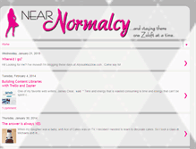 Tablet Screenshot of nearnormalcy.com